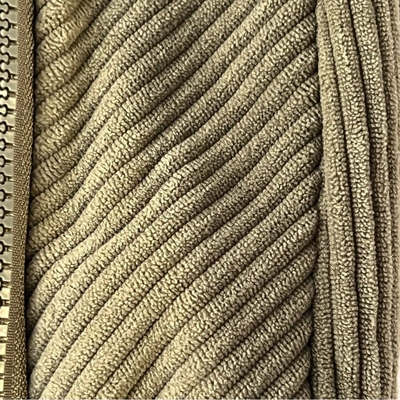 Haute Hippie Olive Corduroy Sling Bag – Gold Hardware, Striped Strap - Picture 8 of 12